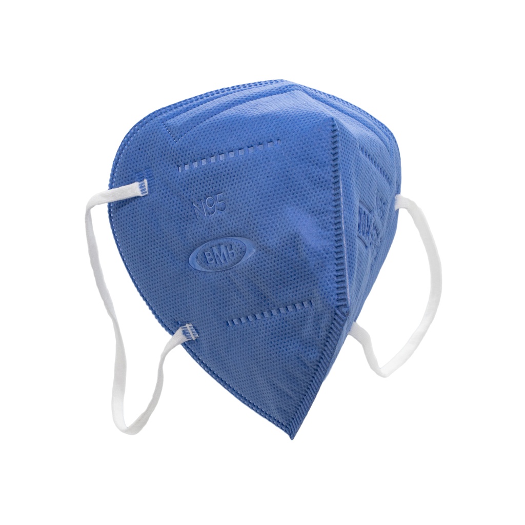 PROTECTOR RESPIRATORIO N95 PLEGABLE COLOR AZUL