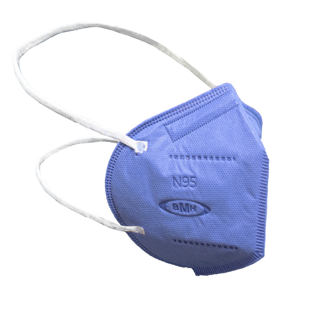 PROTECTOR RESPIRATORIO N95 PLEGABLE COLOR AZUL